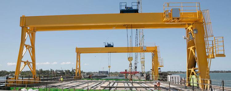 dBox Kalite Double Girder elektrik Trolley galvanik Teknik, 10T, 20T, 50T, ak CE, SGS, ISO sètifye Box Type Double Girder Electric Trolley Gantry Crane,10T,20T,50T,with CE,SGS,ISO Certified